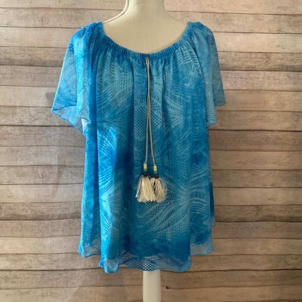 Adrian Delafield Women’s Gypsy Shirt. Size M.